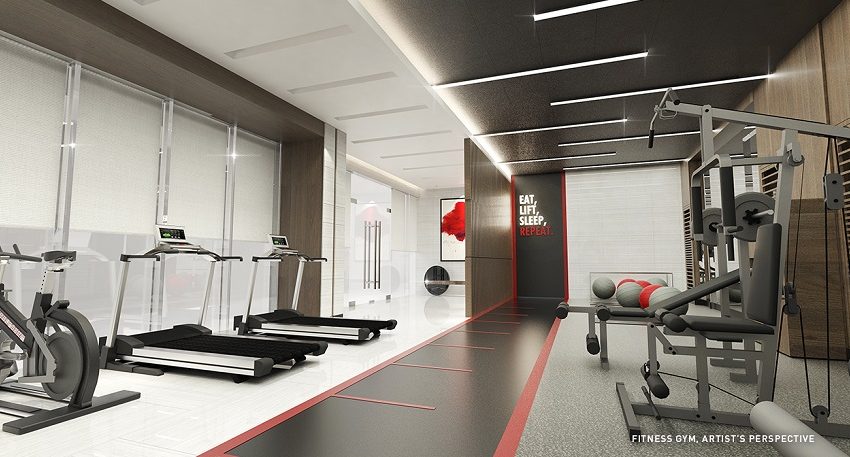 red residences fitness gym