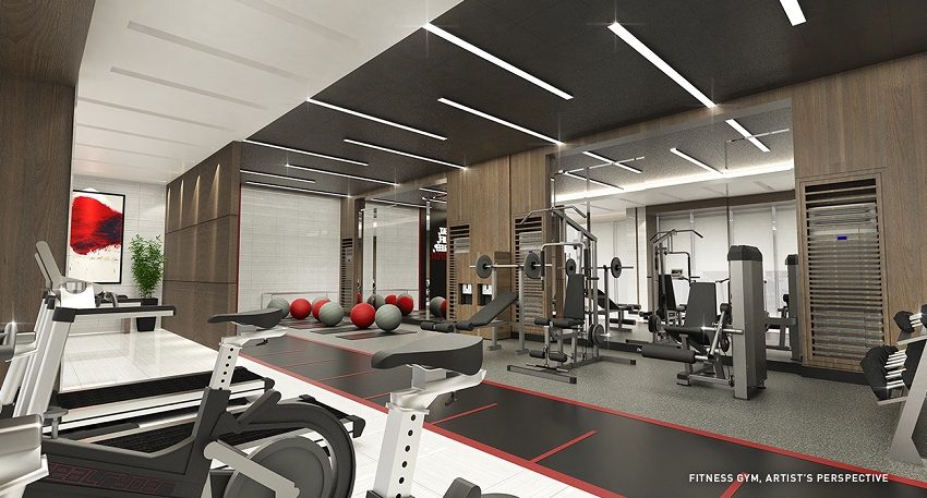 red residences fitness gym1