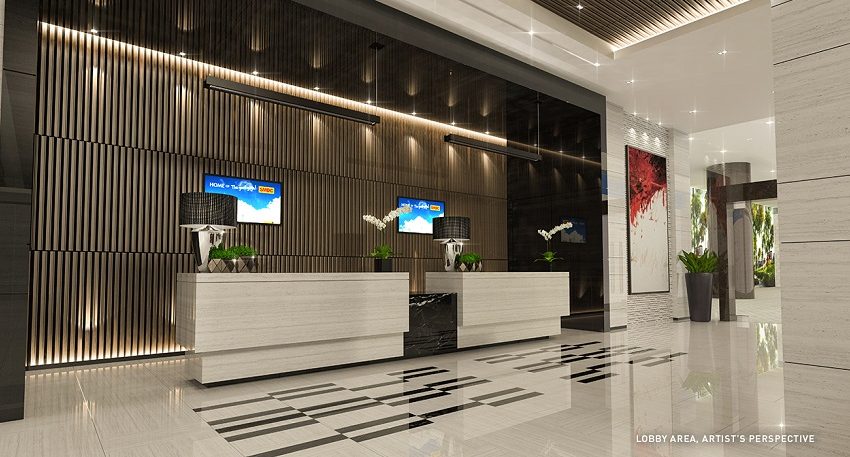red residences reception area