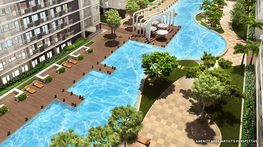 shore 3 residences pool area